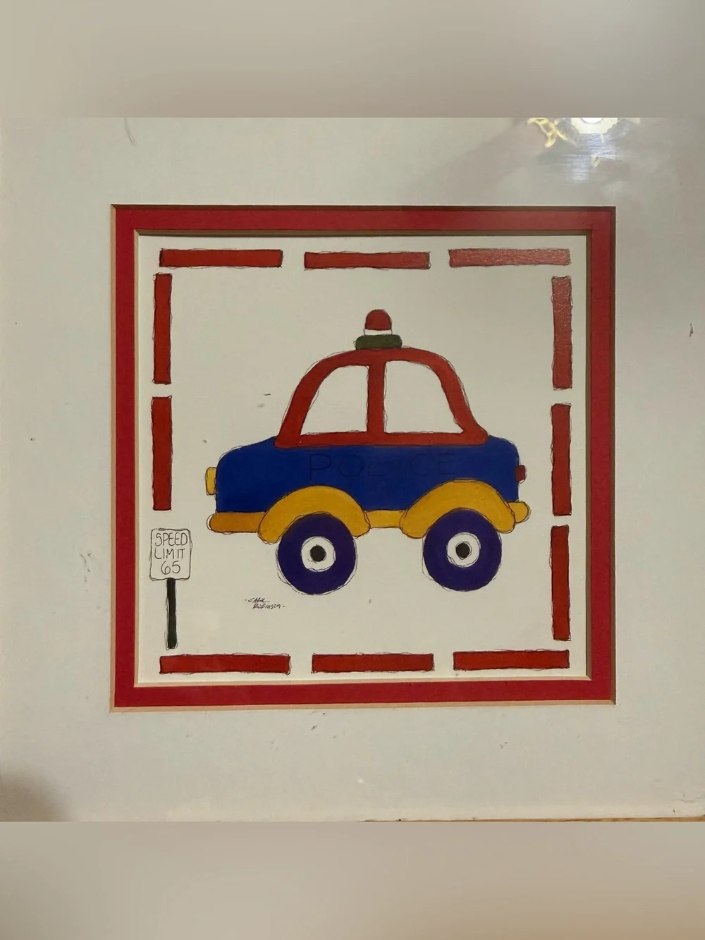 Trucks & Cars by Carol Robinson Framed Prints Boys Room Nursery Firetruck Police
